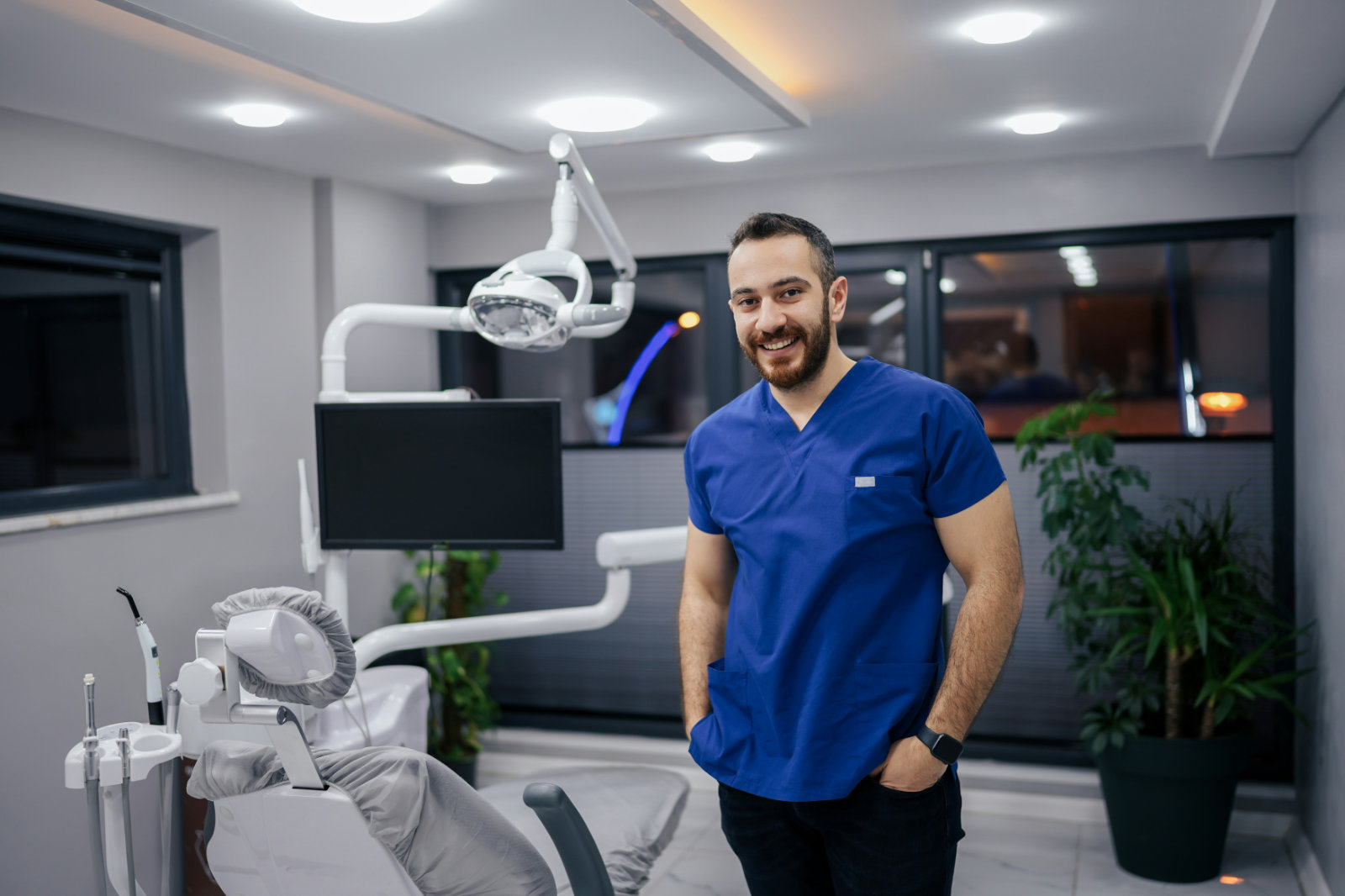 A dentist confident in their water standards
