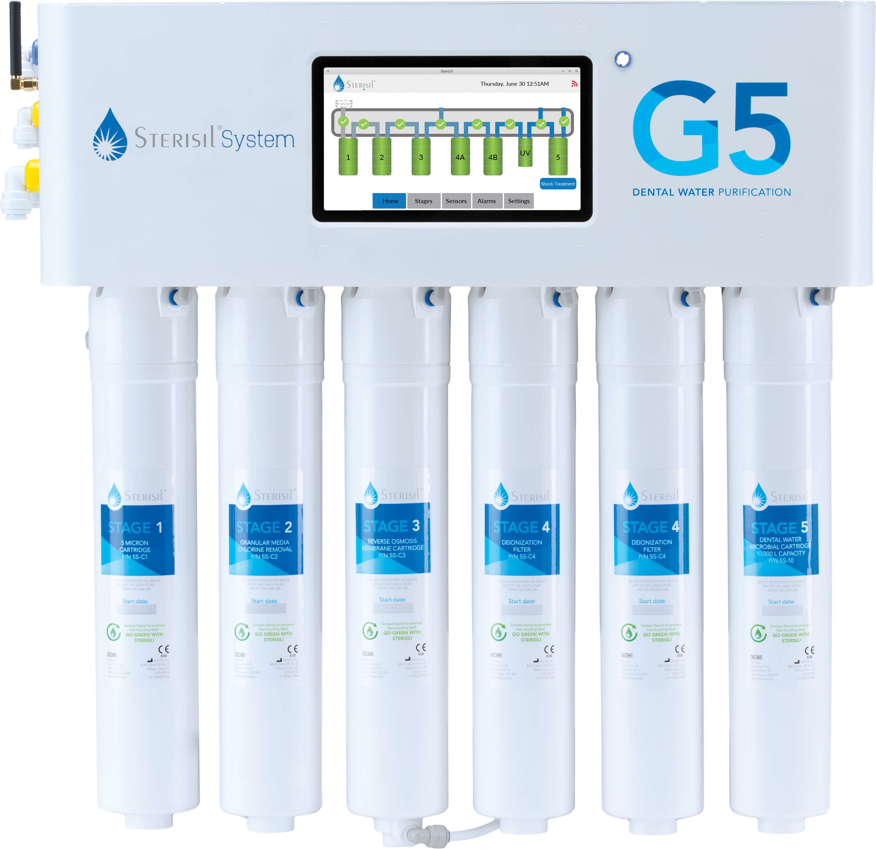 Sistemi Sterisil G5 per autoclave e acqua dentale trattata