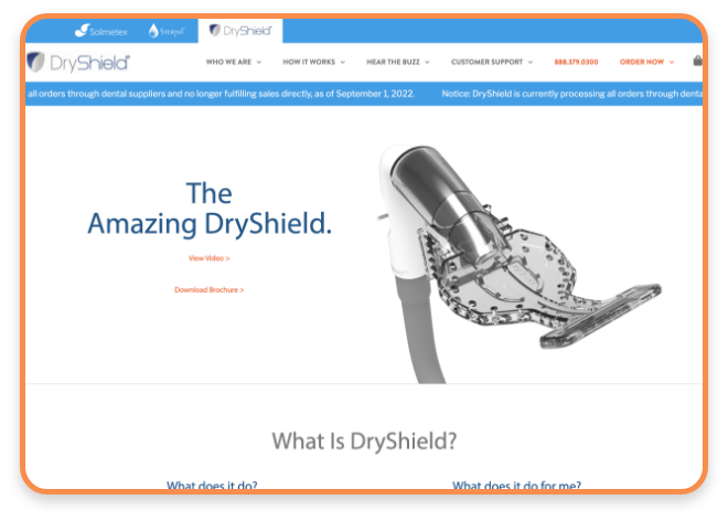 alte DryShield-Website
