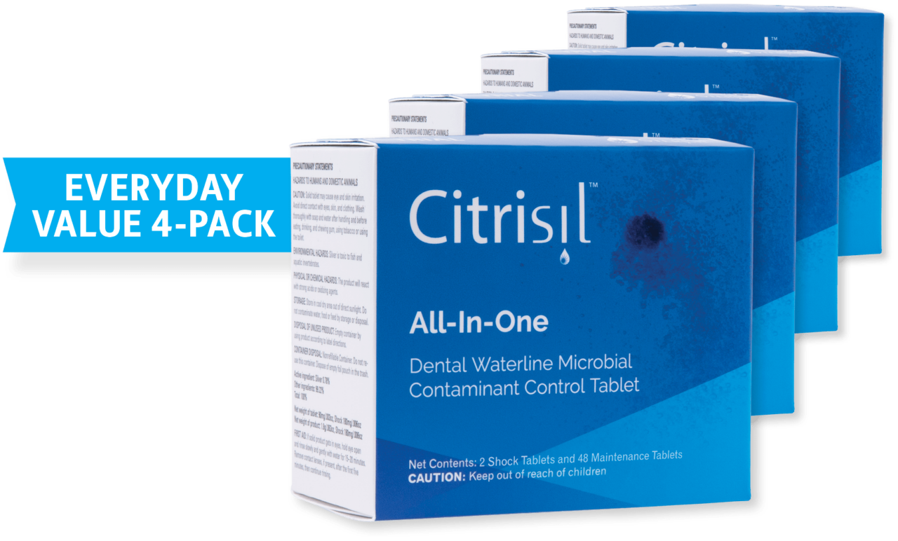 Citrisil Shock Tablets for Dental Unit Waterlines