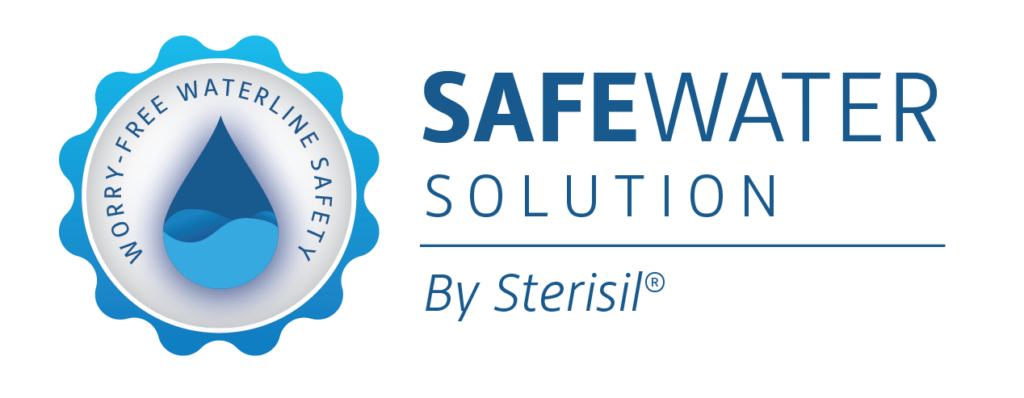 Safe Water Solution badge by Sterisil
