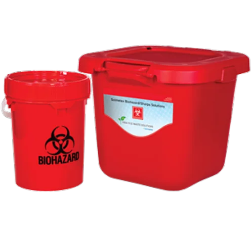 Solmetex Biohazard Disposal Container