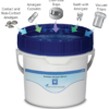 Solmetex Amalgam Bucket