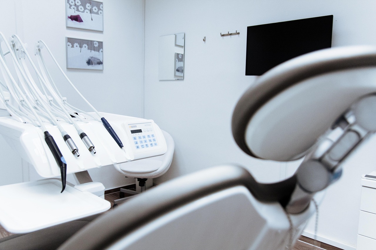 Horizontal image showing dental waterlines in a clinical operatory setting, highlighting the path water takes through the treatment unit.