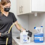 using vacuum line cleaner