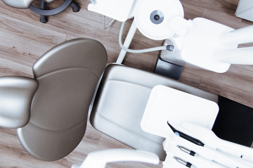 dental unit waterlines bird's eye view