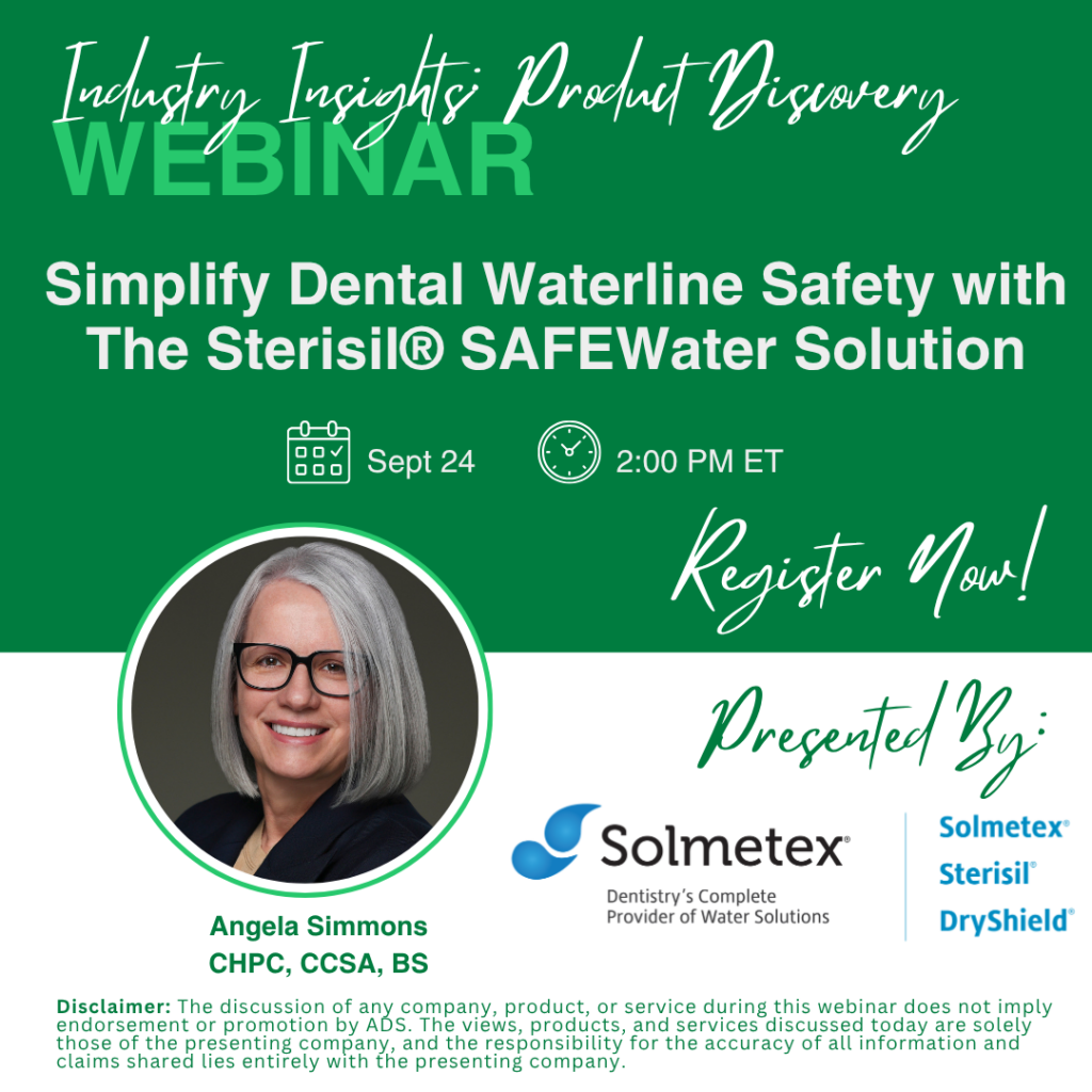 ADS Product Discovery Featuring the Sterisil SAFEWater Solution